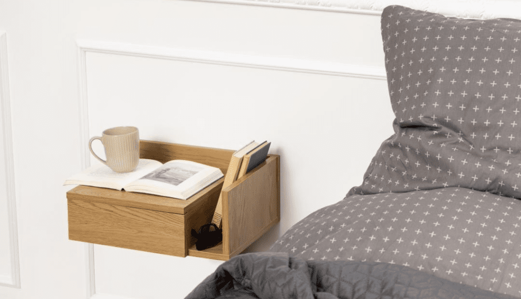 Ashlan - Praktisk og simpel væghængt natbord