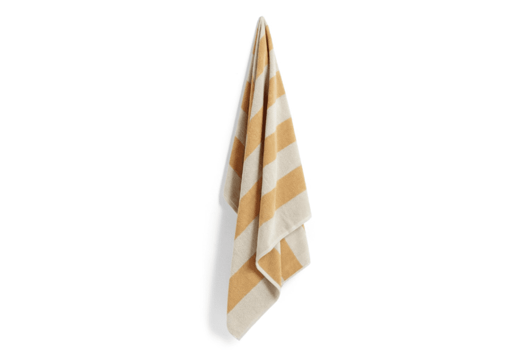 HAY håndklæde - Dekorativt håndklæde i varm gul
