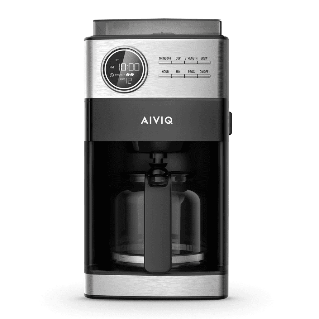 AIVIQ GRIND 'N BREW - Automatisk filterkaffemaskine med kværn