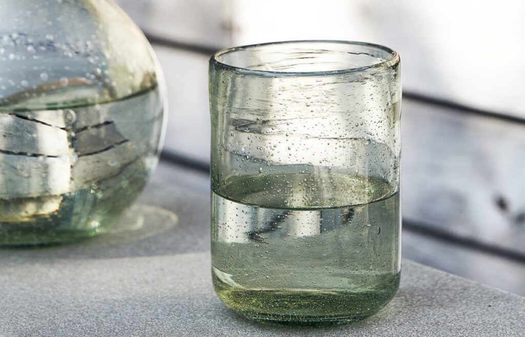 Rich - Vandglas i harmonisk grøn farve