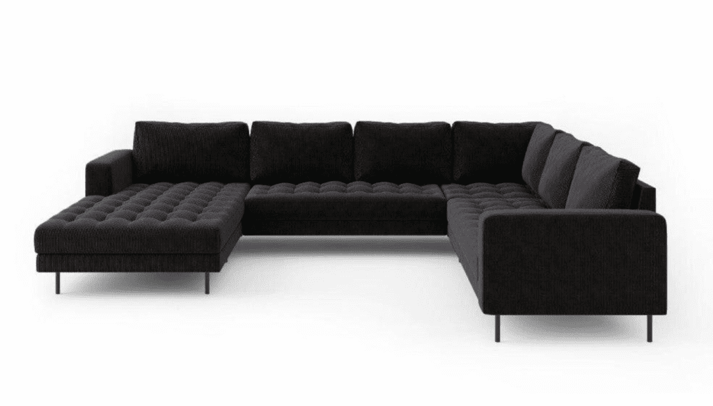 Rouge - En stilren XL u-sofa