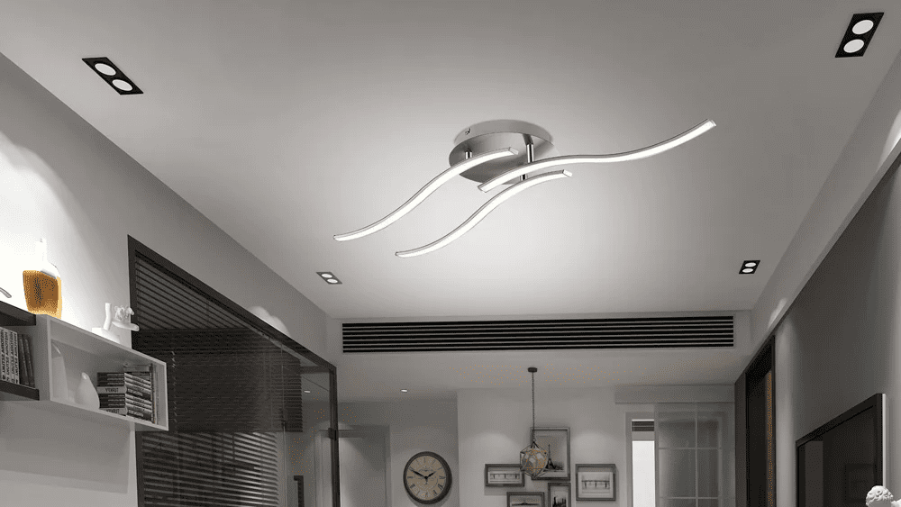Monzana - Praktisk loftlampe med drejelige LED-strips