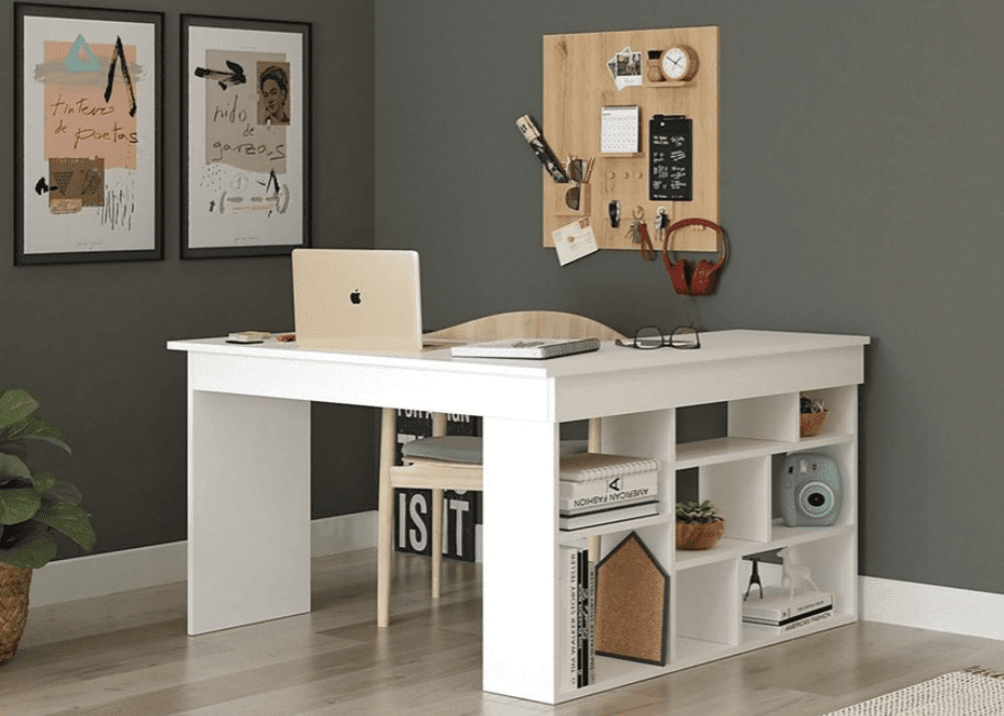 Dalran - Perfektioner dit arbejdsrum med dette flotte hjørneskrivebord