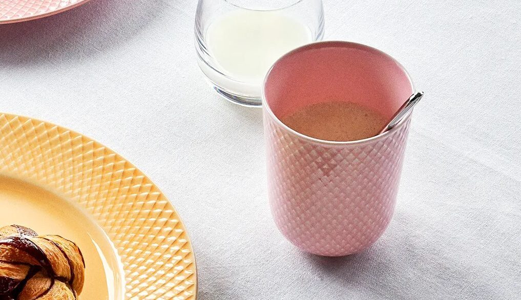 Rhombe Color - Fin og elegant kaffekop fra Lyngby Porcelæn
