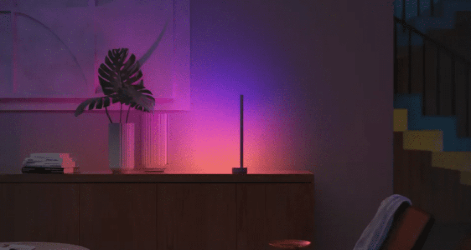 Hue Signe Gradient - Moderne LED bordlampe med farveskift