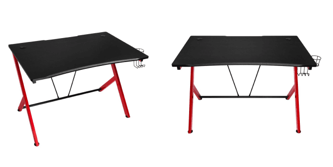 D12 - Stilet gamer bord i stærk stålkonstruktion