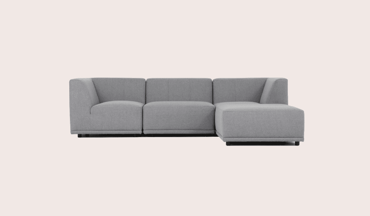 New York - Lækker chaiselong sofa med plads til alle